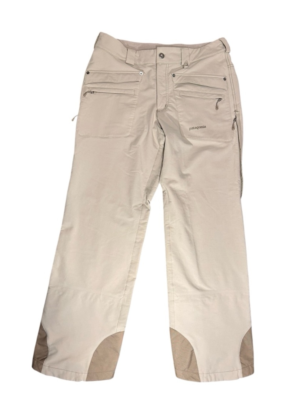 Women’s Size 10 Patagonia Thick Tan Insulated Pants, Waist 32”